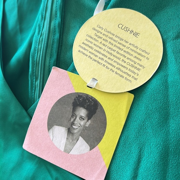 NWT Cushnie X Target Emerald Green Wrap Dress Size 4 - Picture 7 of 14